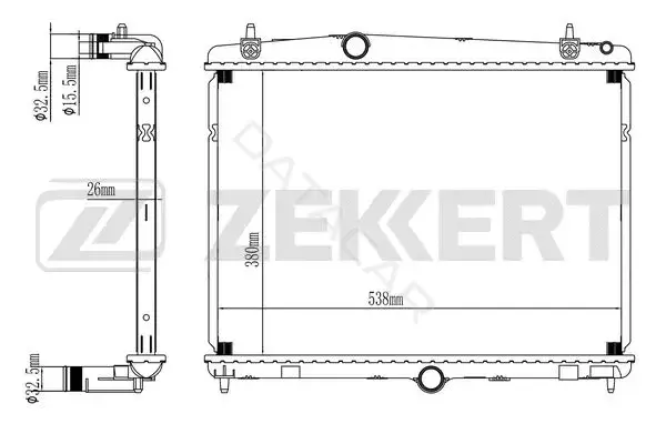 Радиатор охлаждения ZEKKERT MK-1060