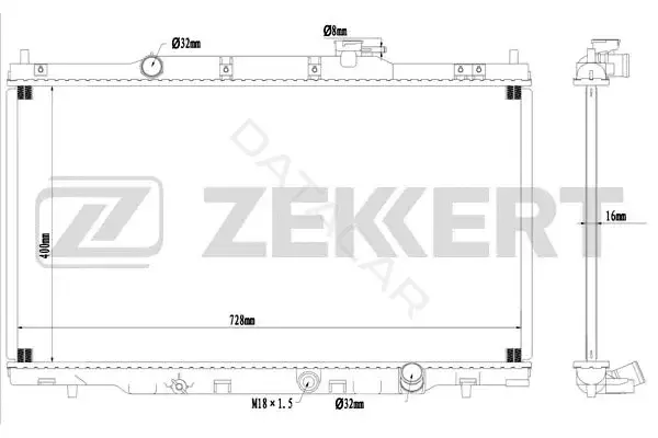 Радиатор охлаждения ZEKKERT MK-1570