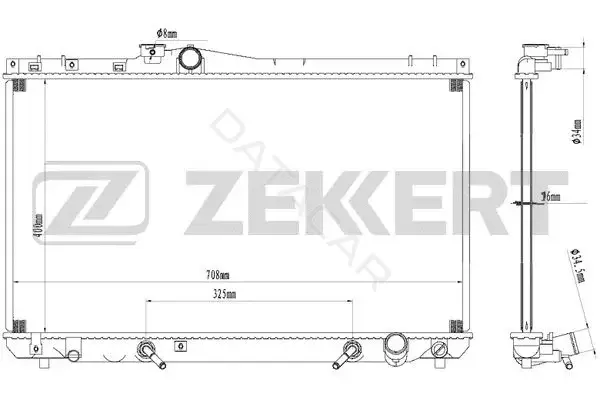 Радиатор охлаждения ZEKKERT MK-1587