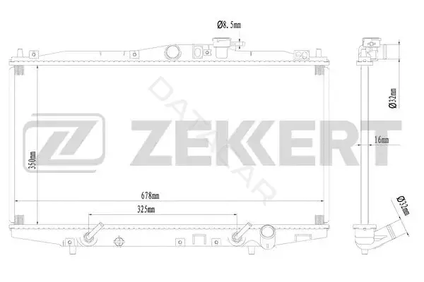 Радиатор охлаждения ZEKKERT MK-1589