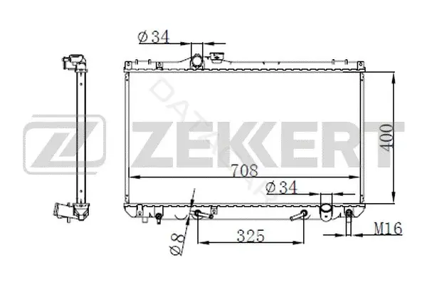 Радиатор охлаждения ZEKKERT MK-1590