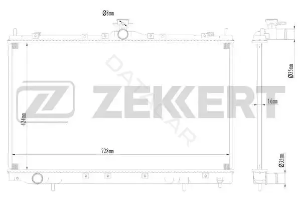 Радиатор охлаждения ZEKKERT MK-1597