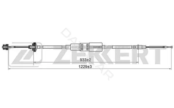 Трос сцепления ZEKKERT BZ-1063