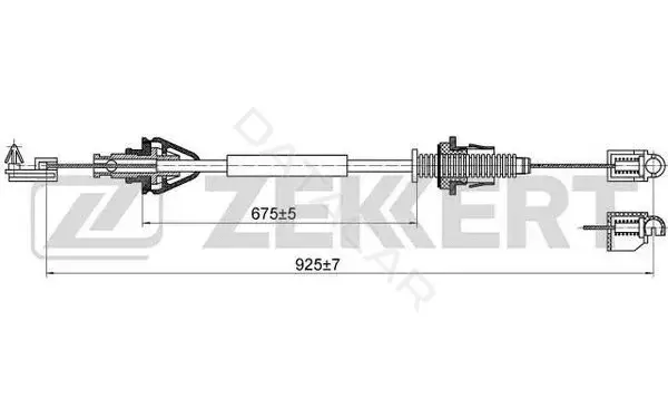 Трос газа ZEKKERT BZ-1164