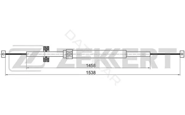 Трос капота ZEKKERT BZ-1192