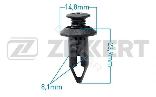 Клипса молдинга ZEKKERT BE-1001