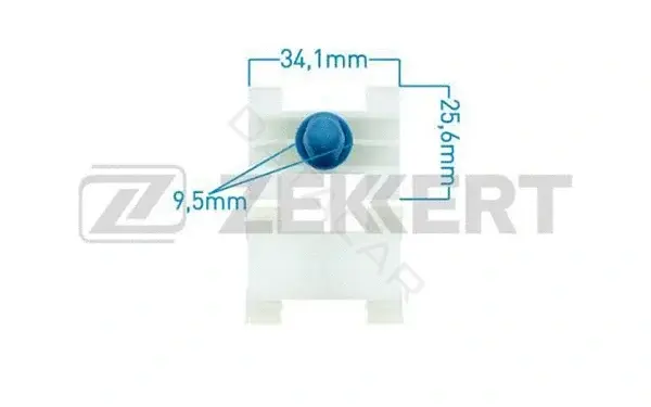 Клипса молдинга ZEKKERT BE-1003