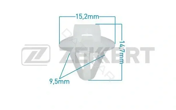 Клипса молдинга ZEKKERT BE-1020