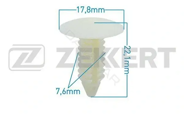 Клипса молдинга ZEKKERT BE-1057