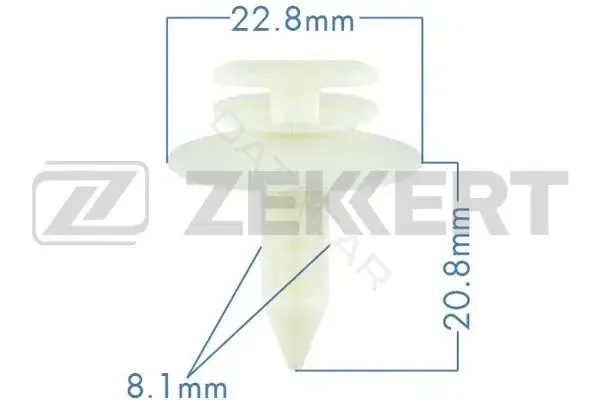 Клипса молдинга ZEKKERT BE-1059