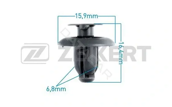 Клипса молдинга ZEKKERT BE-1070