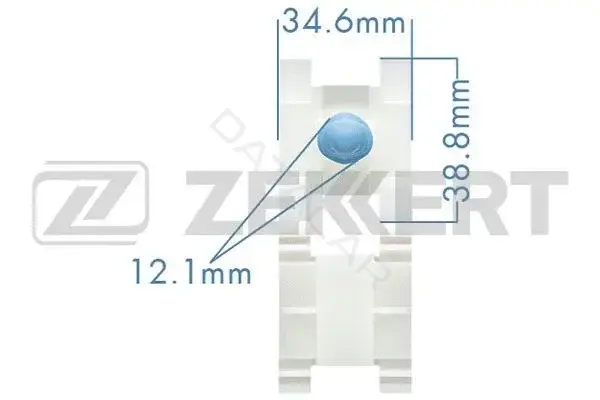 Клипса молдинга ZEKKERT BE-1079