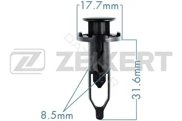 Клипса молдинга ZEKKERT BE-1107