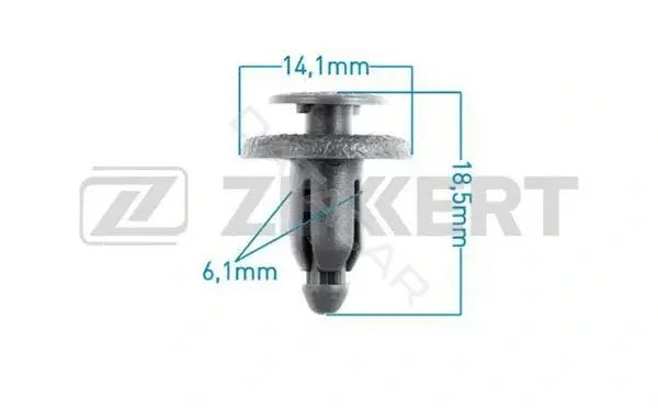 Клипса молдинга ZEKKERT BE-1126