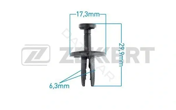 Клипса молдинга ZEKKERT BE-1204