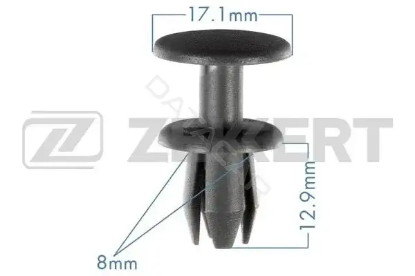 Клипса молдинга ZEKKERT BE-1205