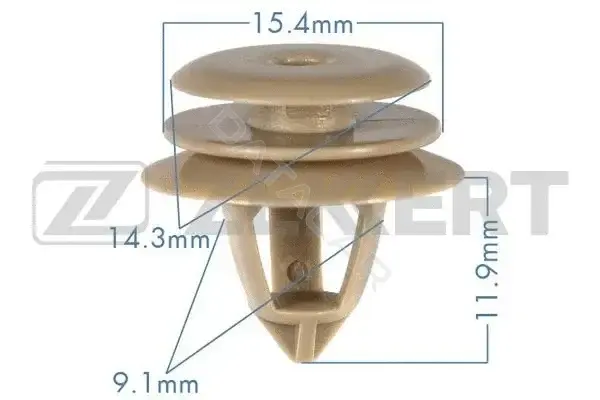 Клипса молдинга ZEKKERT BE-1206