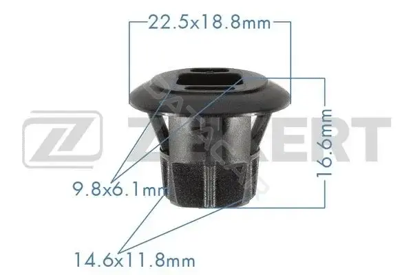 Клипса молдинга ZEKKERT BE-1208