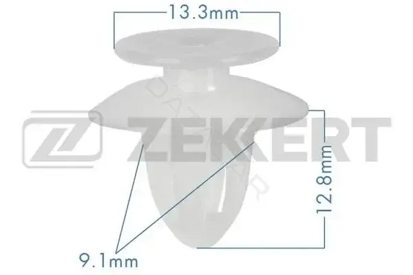 Клипса молдинга ZEKKERT BE-1211