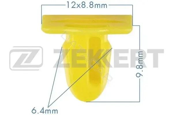 Клипса молдинга ZEKKERT BE-1244
