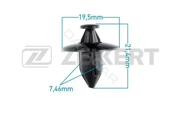 Клипса молдинга ZEKKERT BE-1261