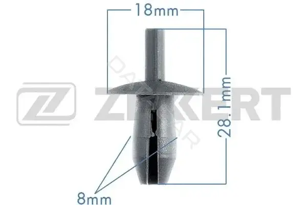 Клипса молдинга ZEKKERT BE-1265
