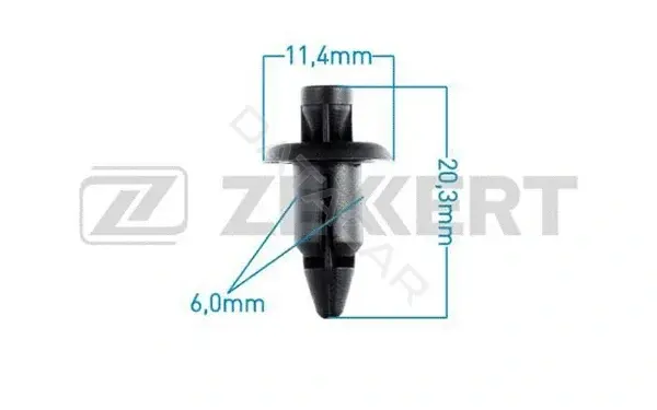 Клипса молдинга ZEKKERT BE-1274