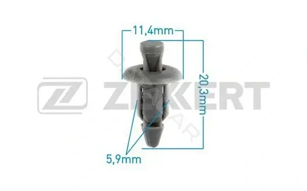 Клипса молдинга ZEKKERT BE-1276