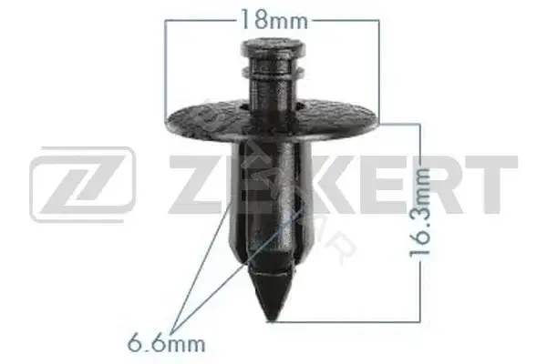 Клипса молдинга ZEKKERT BE-1308