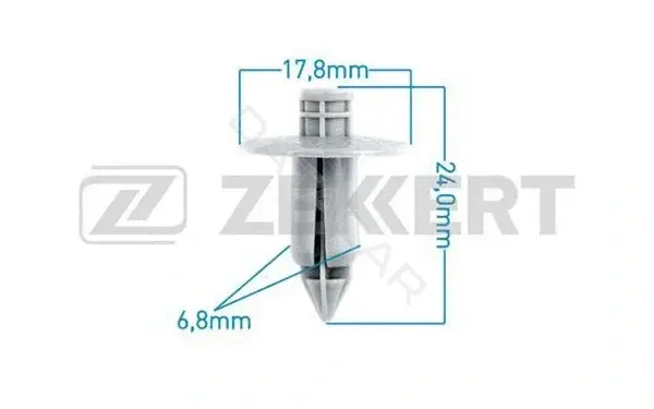 Клипса молдинга ZEKKERT BE-1309