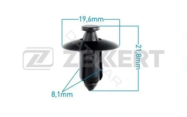 Клипса молдинга ZEKKERT BE-1330