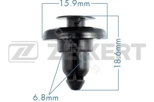 Клипса молдинга ZEKKERT BE-1434