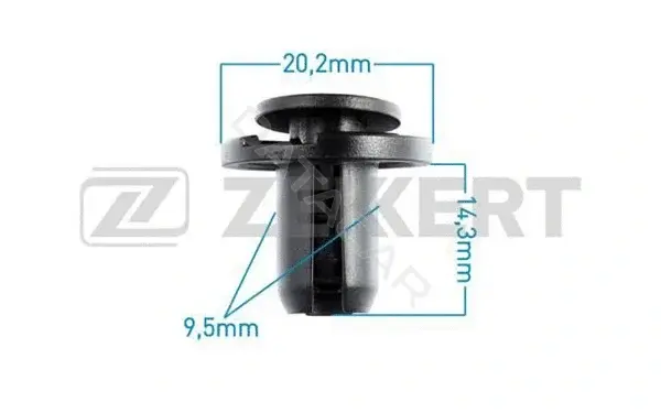 Клипса молдинга ZEKKERT BE-1454