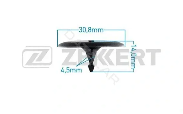 Клипса молдинга ZEKKERT BE-1498