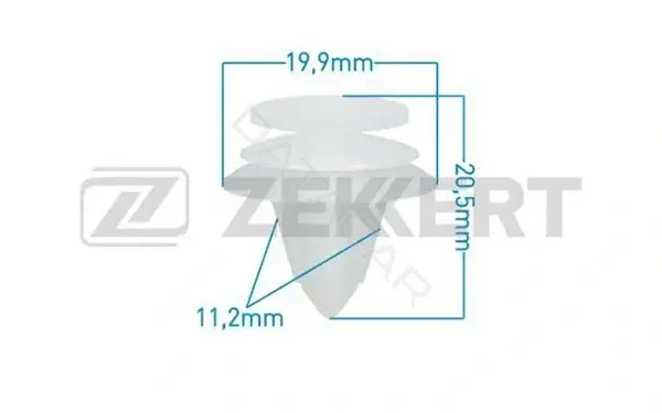 Клипса молдинга ZEKKERT BE-1526