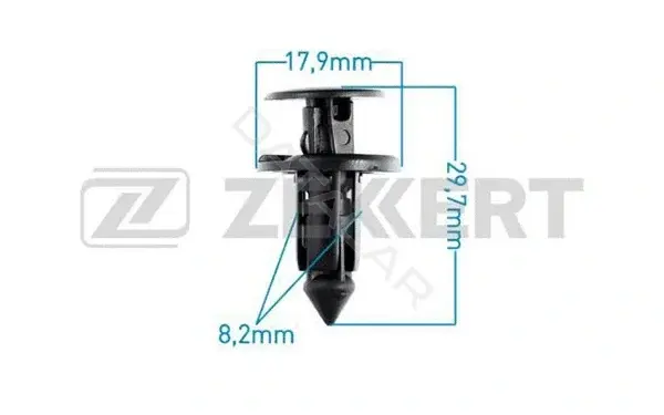Клипса молдинга ZEKKERT BE-1563