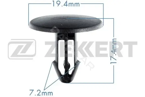 Клипса молдинга ZEKKERT BE-1586