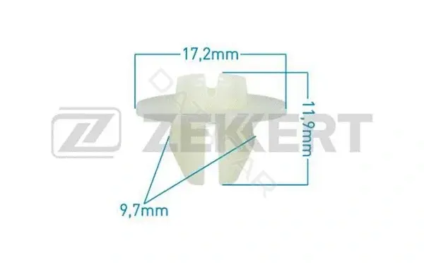 Клипса молдинга ZEKKERT BE-1589
