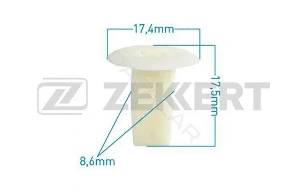 Клипса молдинга ZEKKERT BE-1596