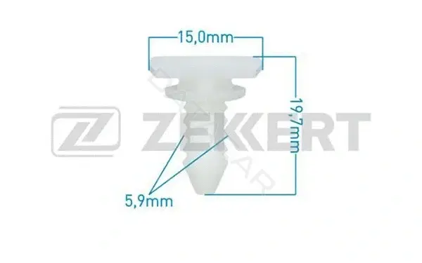Клипса молдинга ZEKKERT BE-1723