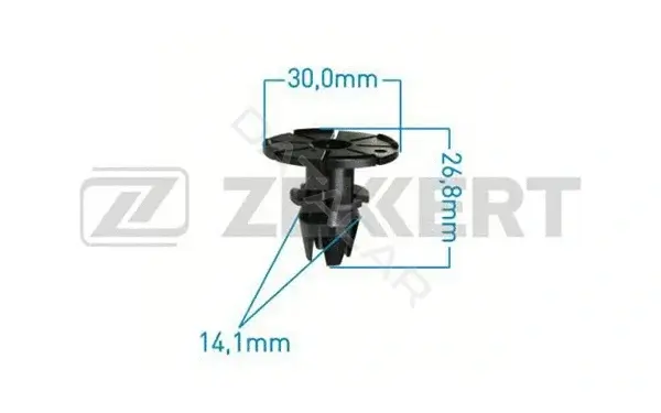 Клипса молдинга ZEKKERT BE-1753