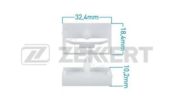 Клипса молдинга ZEKKERT BE-1777