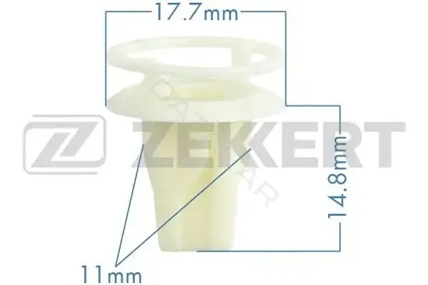 Клипса молдинга ZEKKERT BE-1852