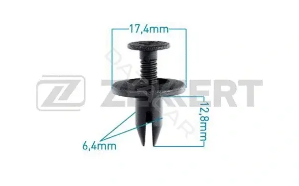 Клипса молдинга ZEKKERT BE-1853