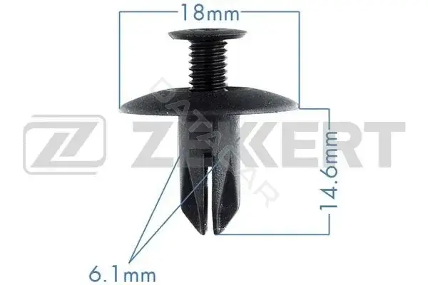 Клипса молдинга ZEKKERT BE-1931
