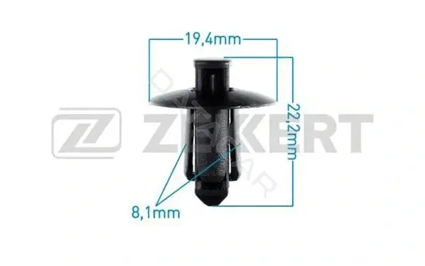 Клипса молдинга ZEKKERT BE-1998