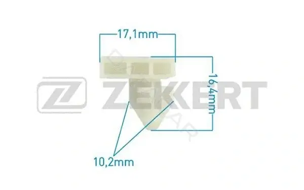 Клипса молдинга ZEKKERT BE-2004