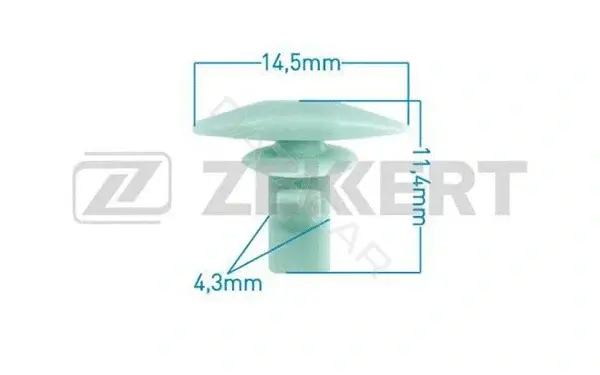 Клипса молдинга ZEKKERT BE-2026