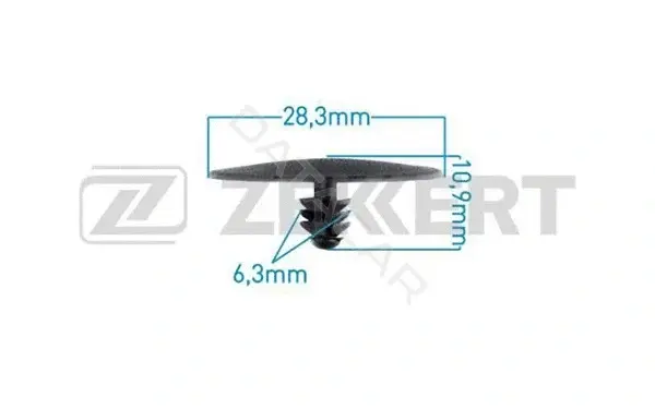 Клипса молдинга ZEKKERT BE-2036