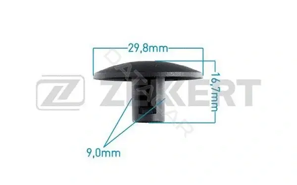 Клипса молдинга ZEKKERT BE-2091